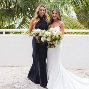 Jasmine Halter Maxi Dress black Show me your mumu